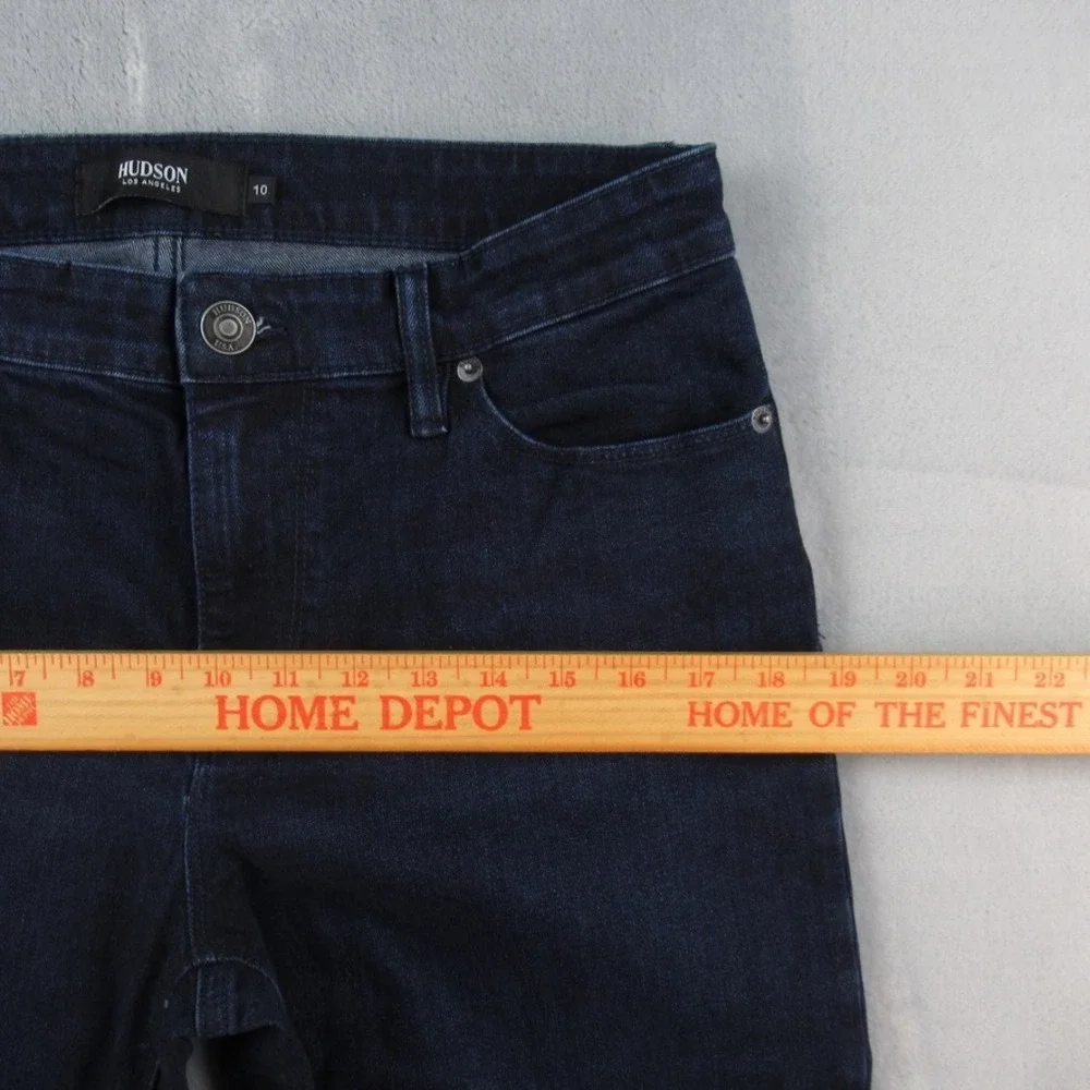Hudson Los Angeles Jeans Womens 10 Straight‎ Leg Obscurity Blue 1900970 NWT